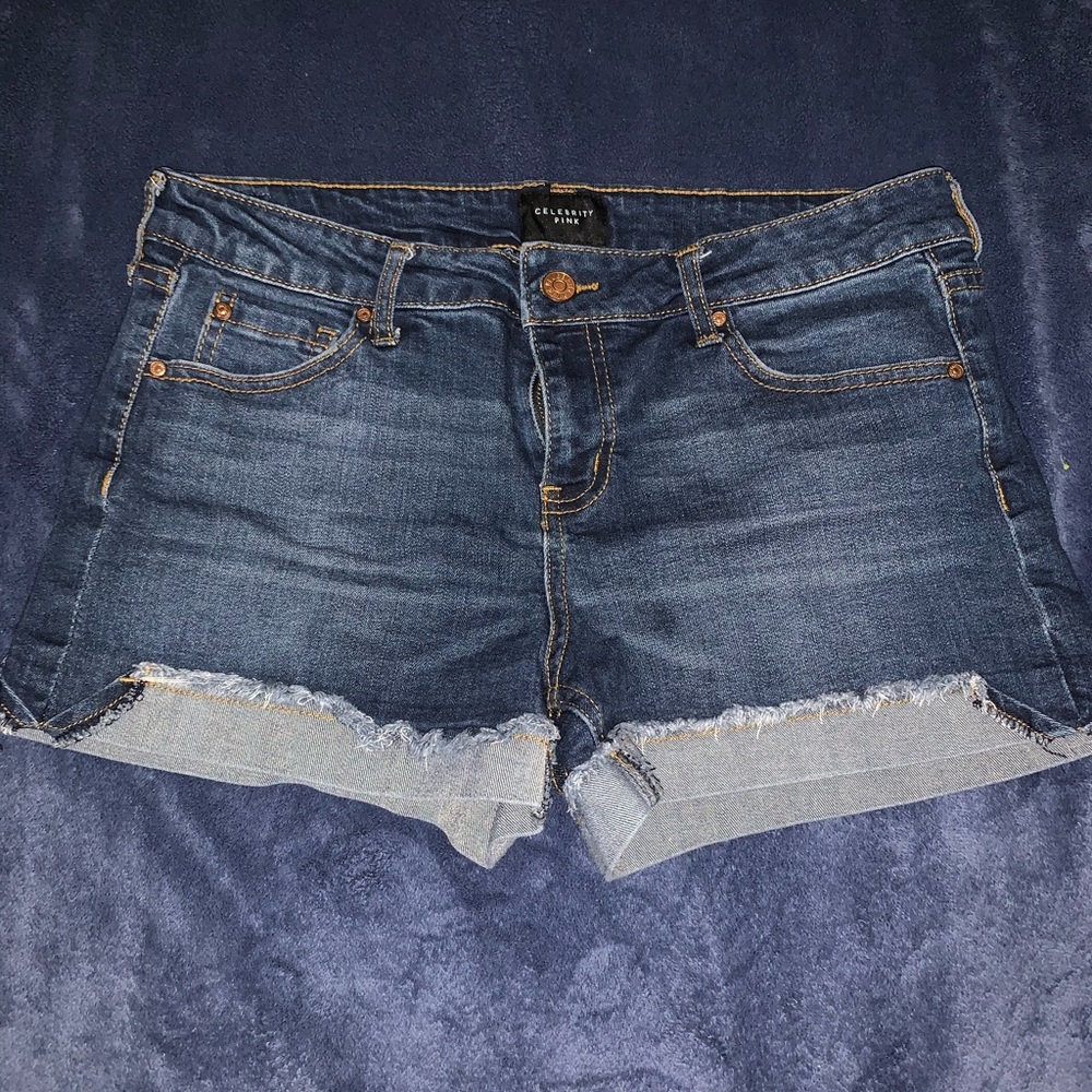 CELEBRITY PINK JEAN SHORTS